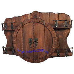 Полка "Бар" деревянная