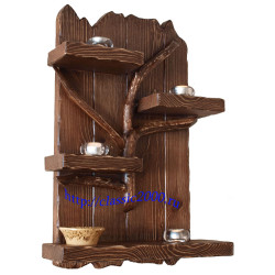 Полка со свечами деревянная